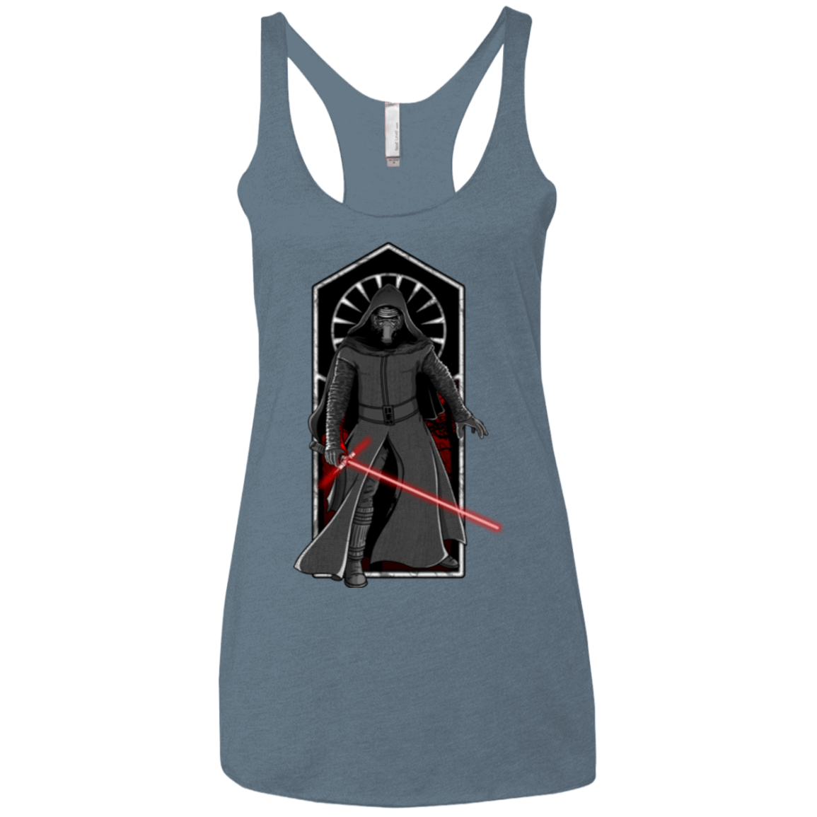 T-Shirts Indigo / X-Small Knight of Ren Women's Triblend Racerback Tank