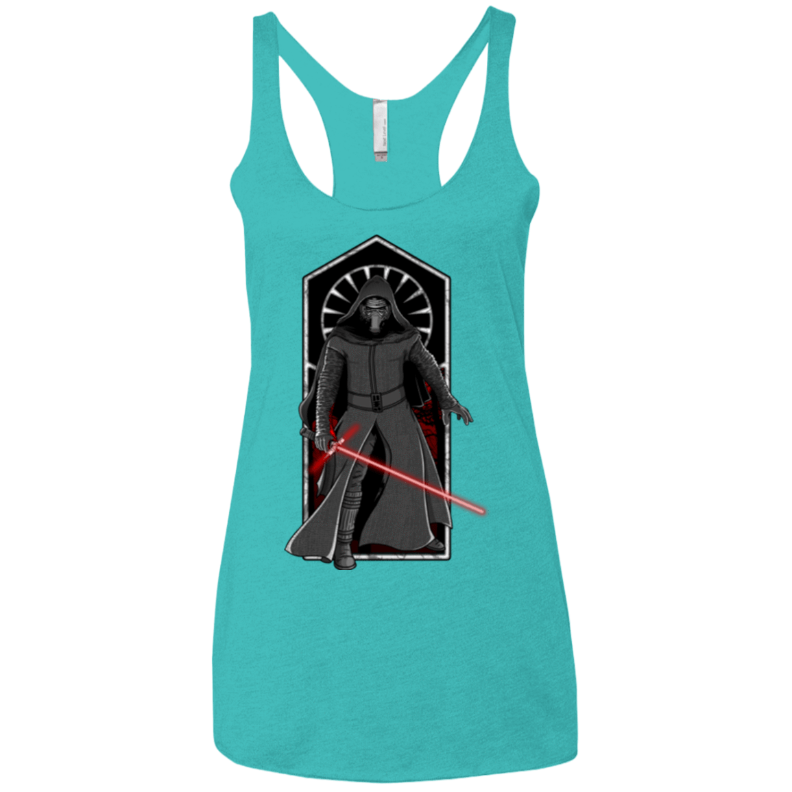 T-Shirts Tahiti Blue / X-Small Knight of Ren Women's Triblend Racerback Tank