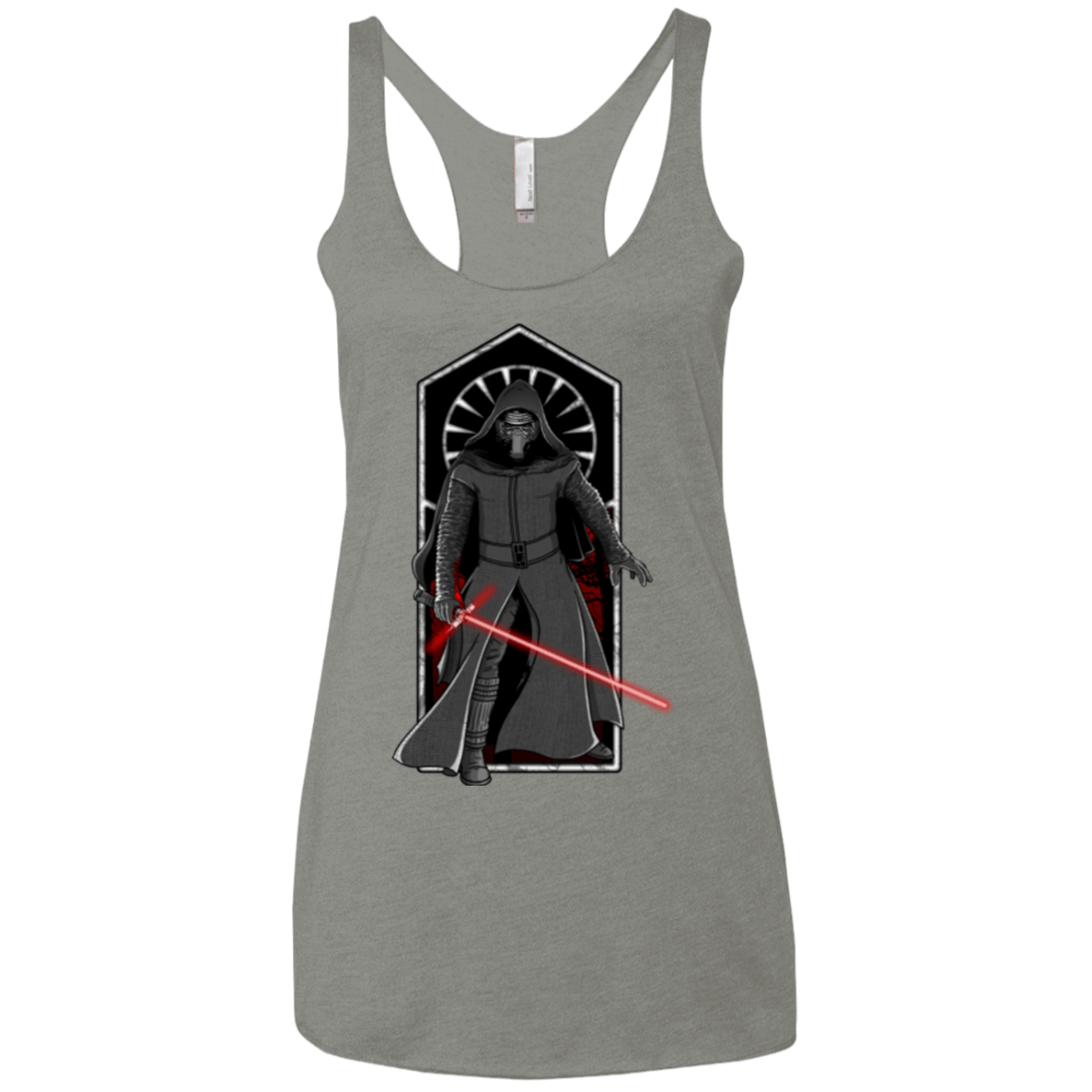 T-Shirts Venetian Grey / X-Small Knight of Ren Women's Triblend Racerback Tank