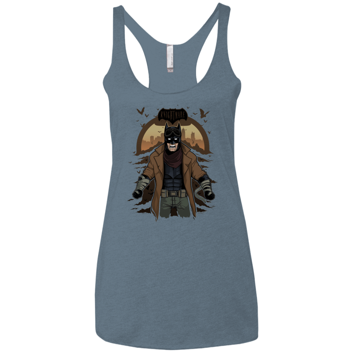 T-Shirts Indigo / X-Small Knightmare Women's Triblend Racerback Tank