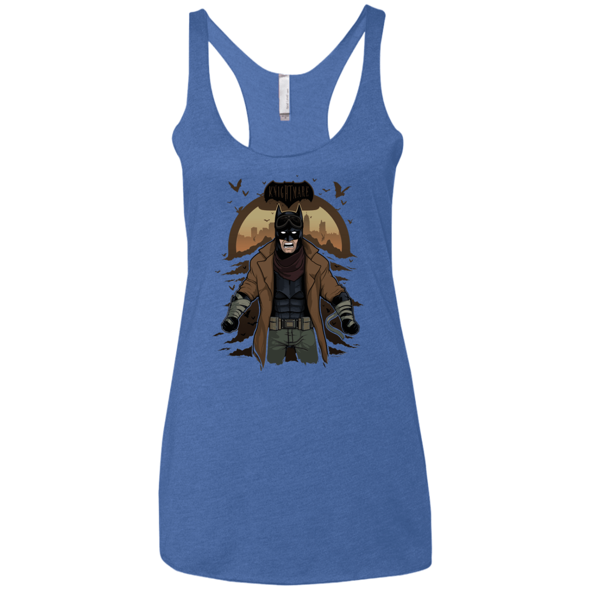 T-Shirts Vintage Royal / X-Small Knightmare Women's Triblend Racerback Tank