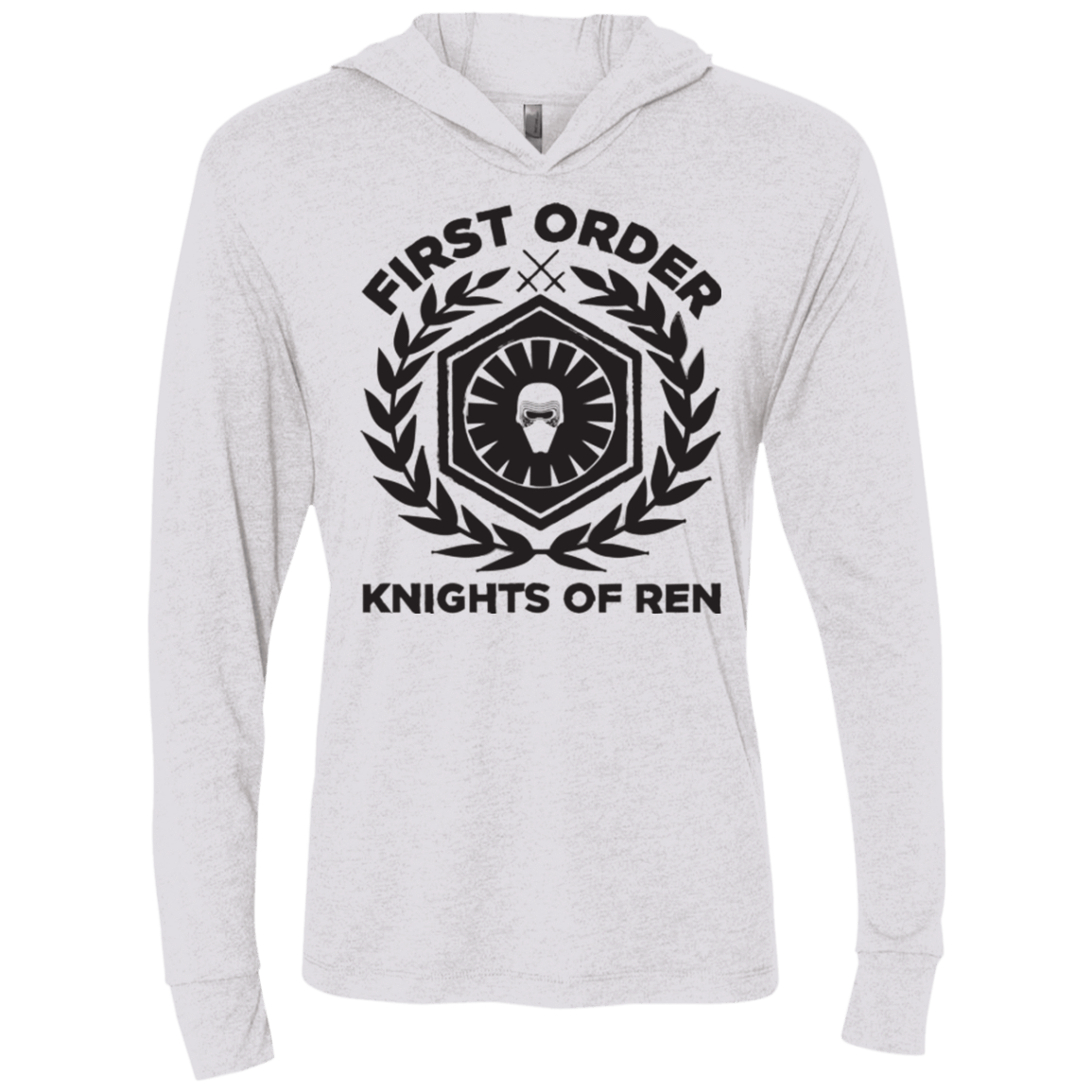 T-Shirts Heather White / X-Small Knights of Ren Triblend Long Sleeve Hoodie Tee