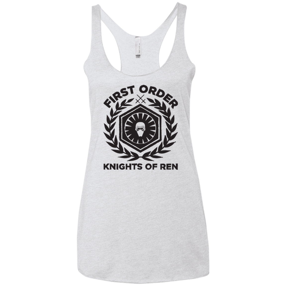 T-Shirts Heather White / X-Small Knights of Ren Women's Triblend Racerback Tank