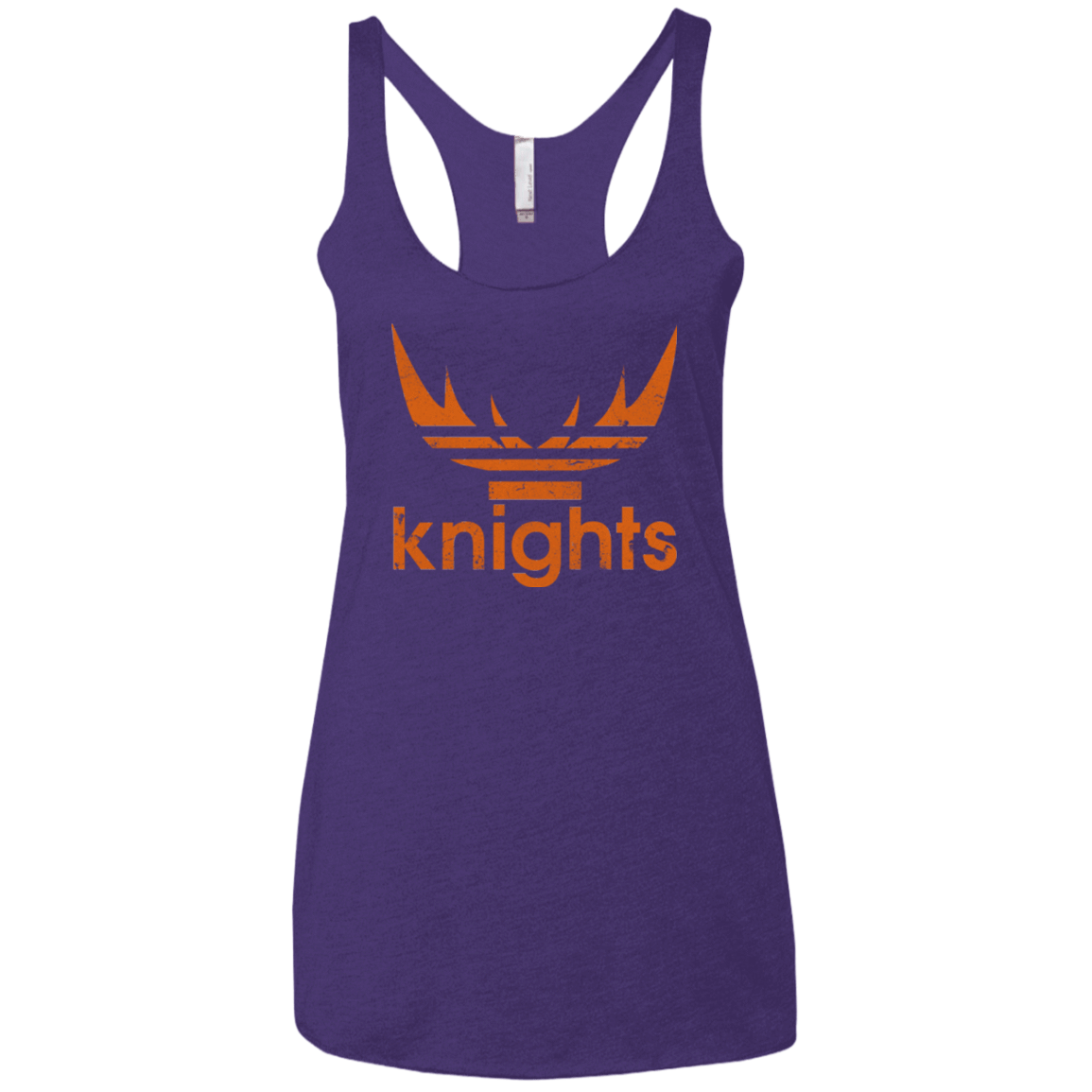 T-Shirts Purple / X-Small Knights Women's Triblend Racerback Tank