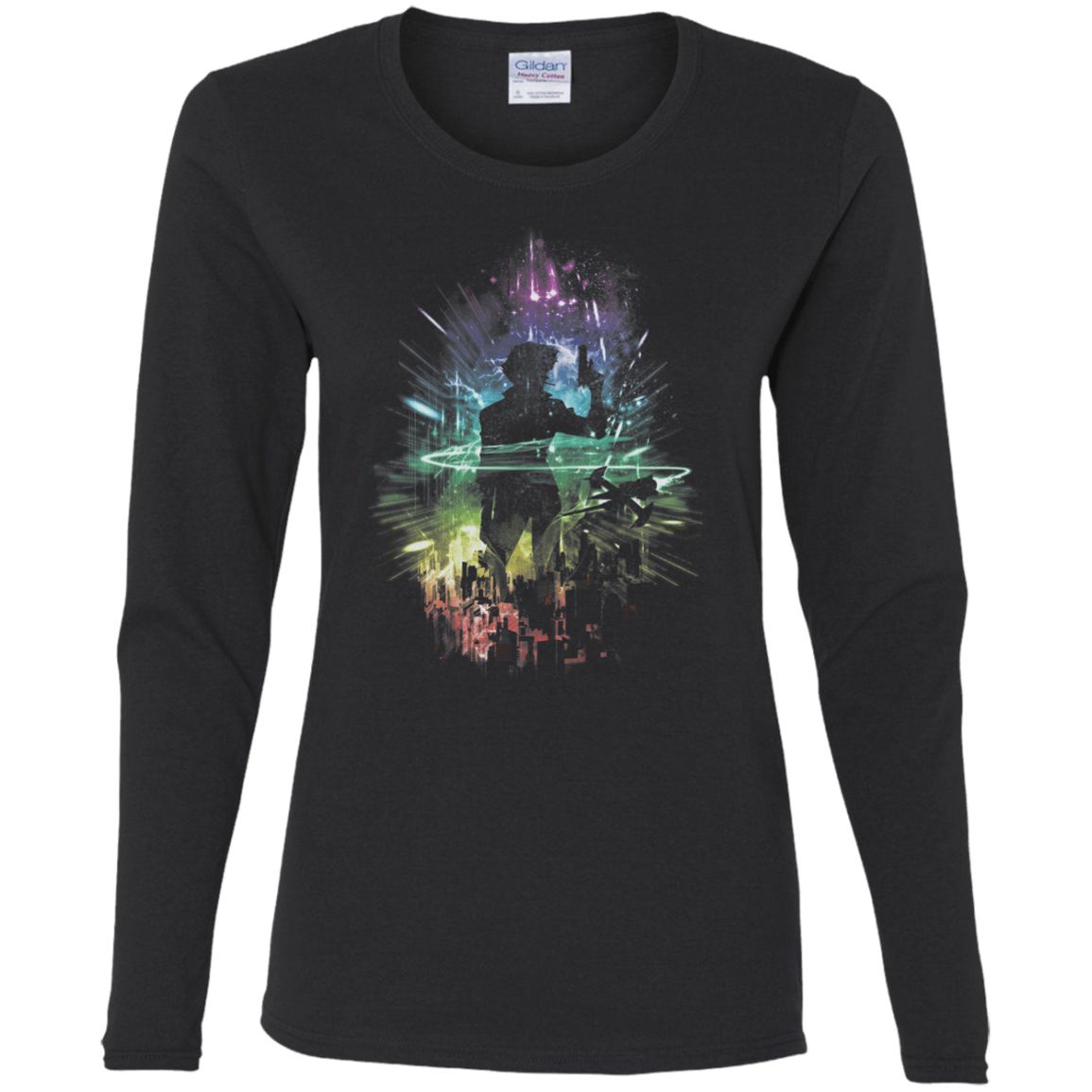 T-Shirts Black / S Knockin' on Heaven's Door Women's Long Sleeve T-Shirt