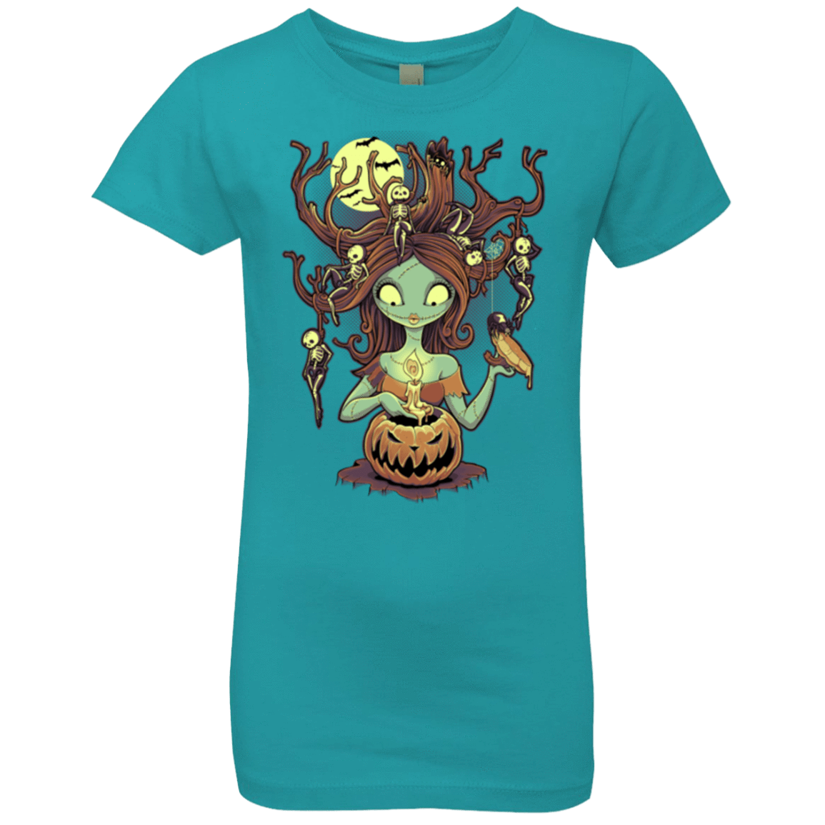 T-Shirts Tahiti Blue / YXS Knotty Nightmare Girls Premium T-Shirt