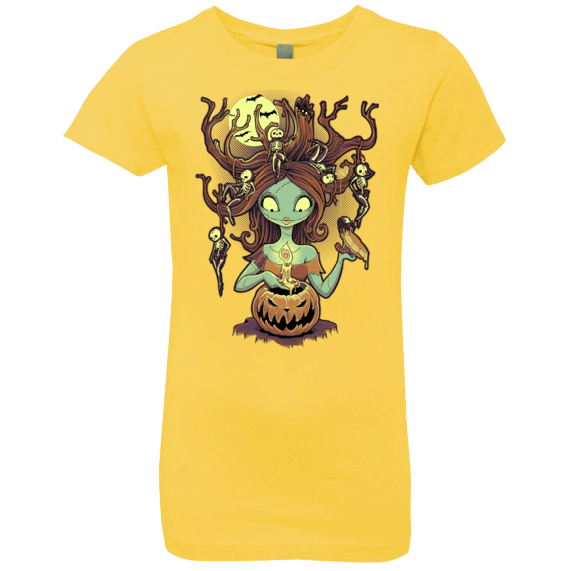 T-Shirts Vibrant Yellow / YXS Knotty Nightmare Girls Premium T-Shirt