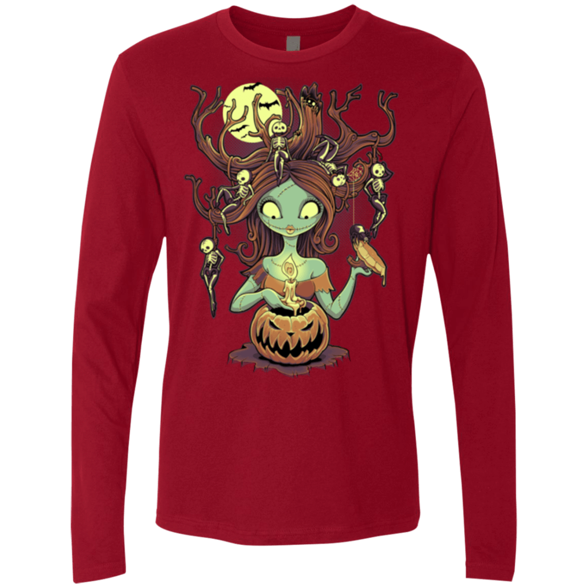 T-Shirts Cardinal / Small Knotty Nightmare Men's Premium Long Sleeve