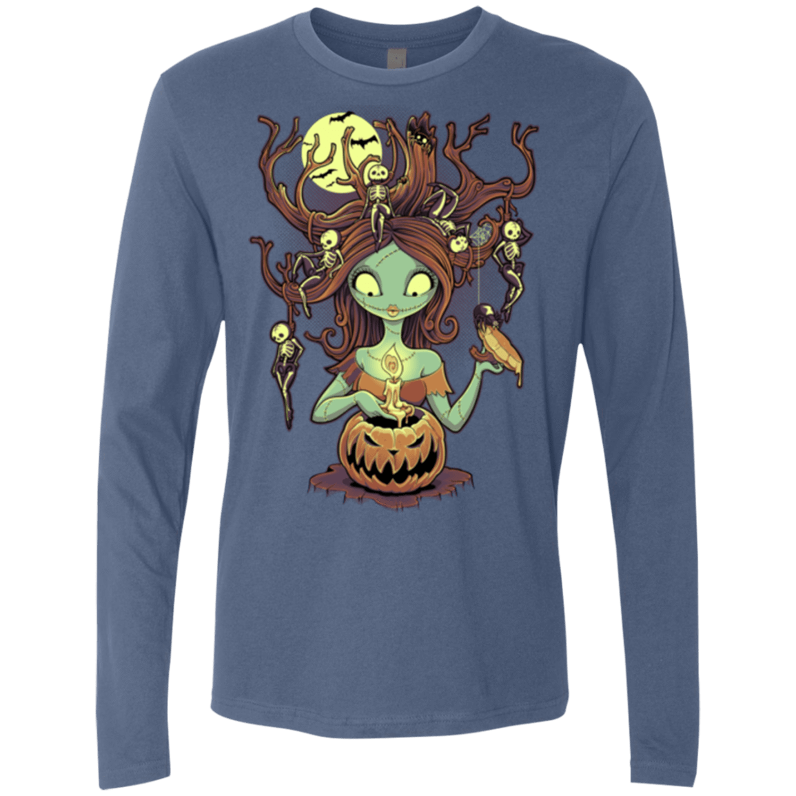 T-Shirts Indigo / Small Knotty Nightmare Men's Premium Long Sleeve