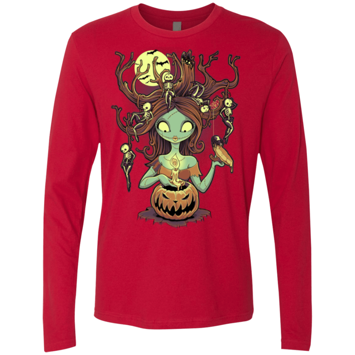 T-Shirts Red / Small Knotty Nightmare Men's Premium Long Sleeve