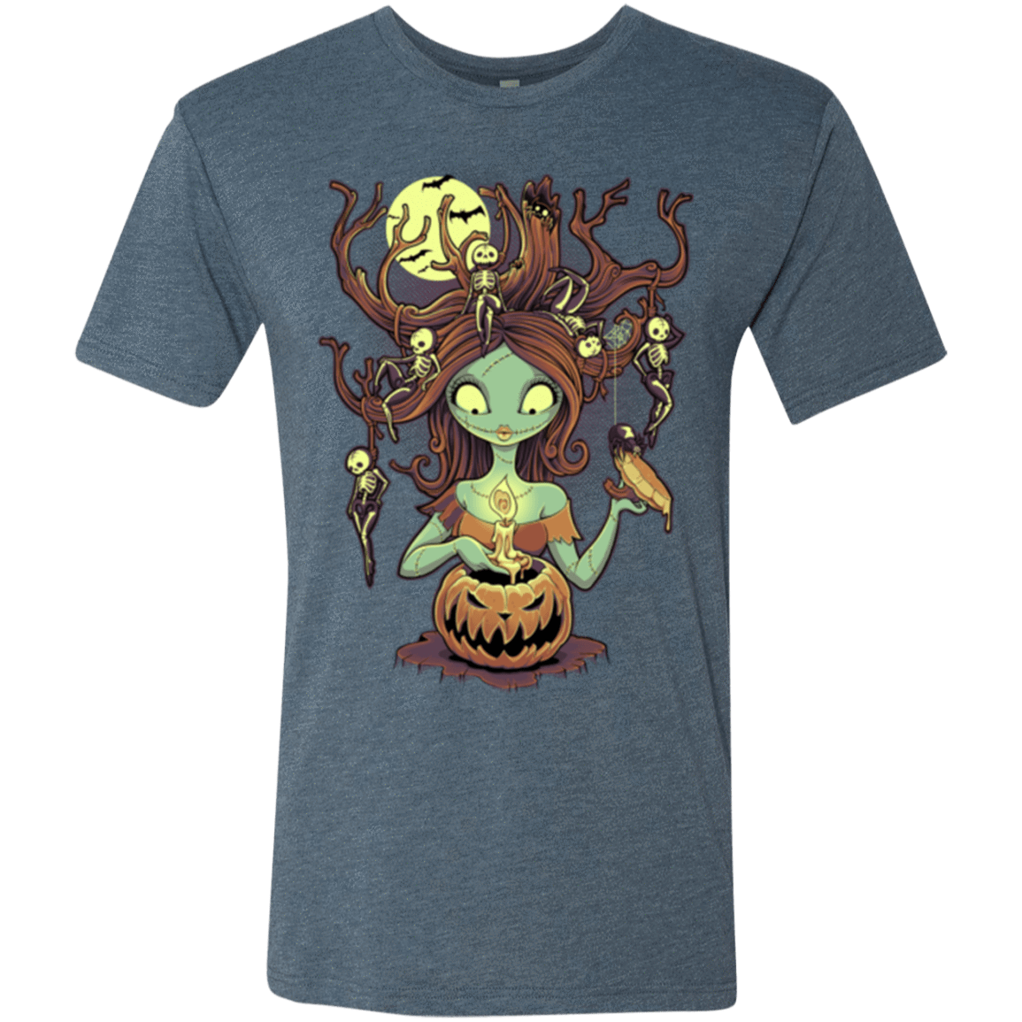 T-Shirts Indigo / Small Knotty Nightmare Men's Triblend T-Shirt