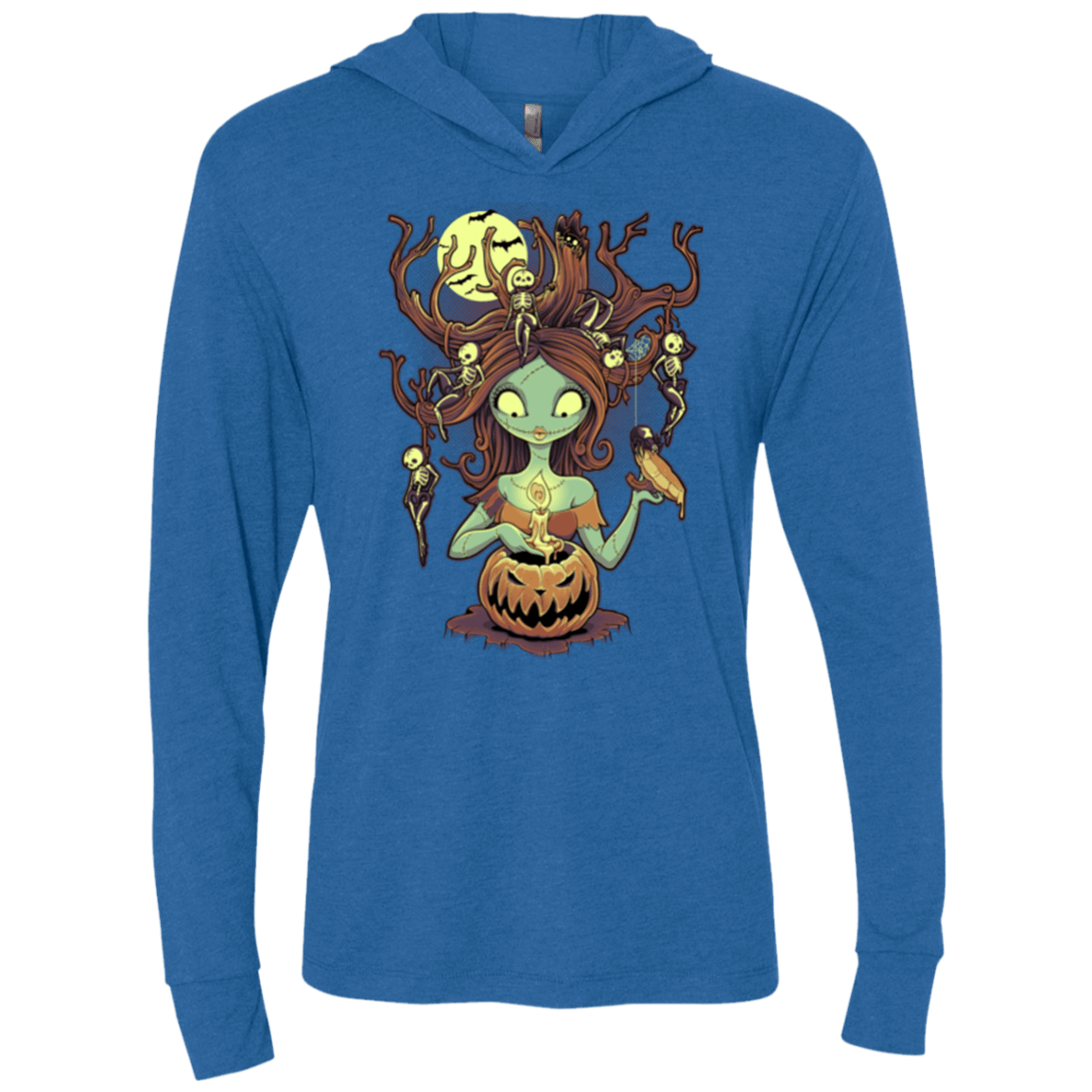 T-Shirts Vintage Royal / X-Small Knotty Nightmare Triblend Long Sleeve Hoodie Tee