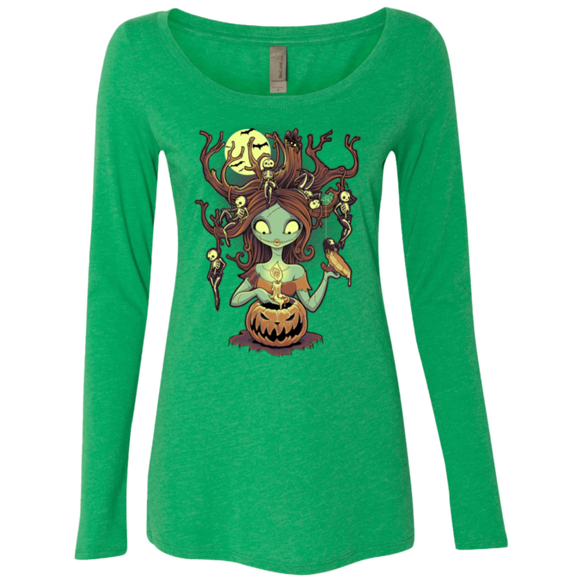T-Shirts Envy / Small Knotty Nightmare Women's Triblend Long Sleeve Shirt