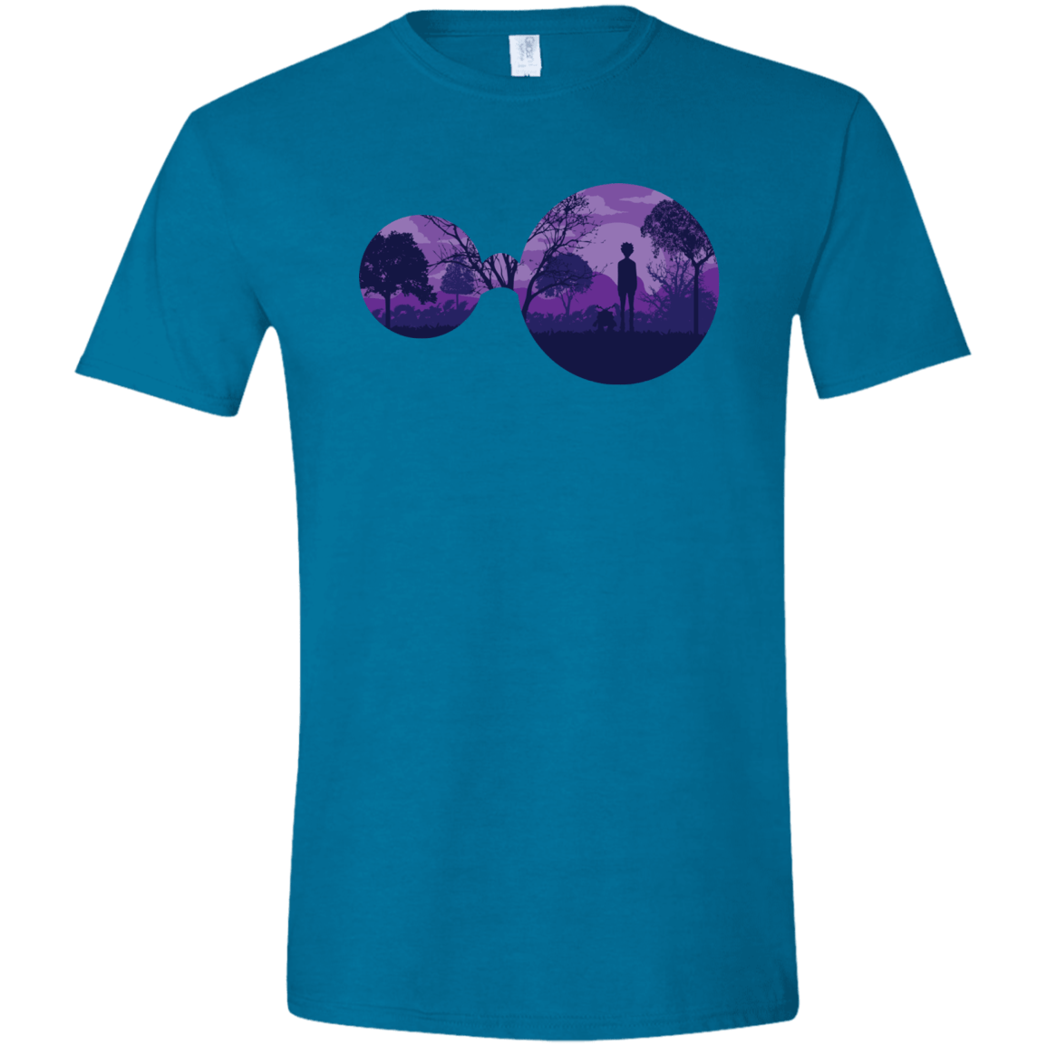 T-Shirts Antique Sapphire / S Knowledge Men's Semi-Fitted Softstyle