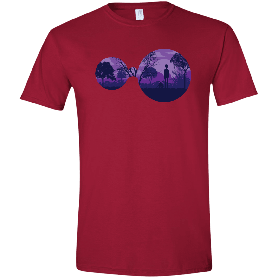 T-Shirts Cardinal Red / S Knowledge Men's Semi-Fitted Softstyle