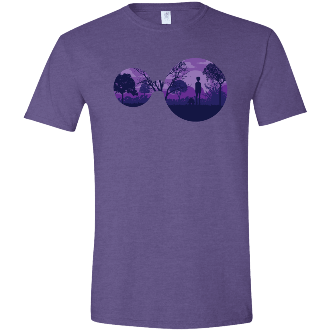 T-Shirts Heather Purple / S Knowledge Men's Semi-Fitted Softstyle