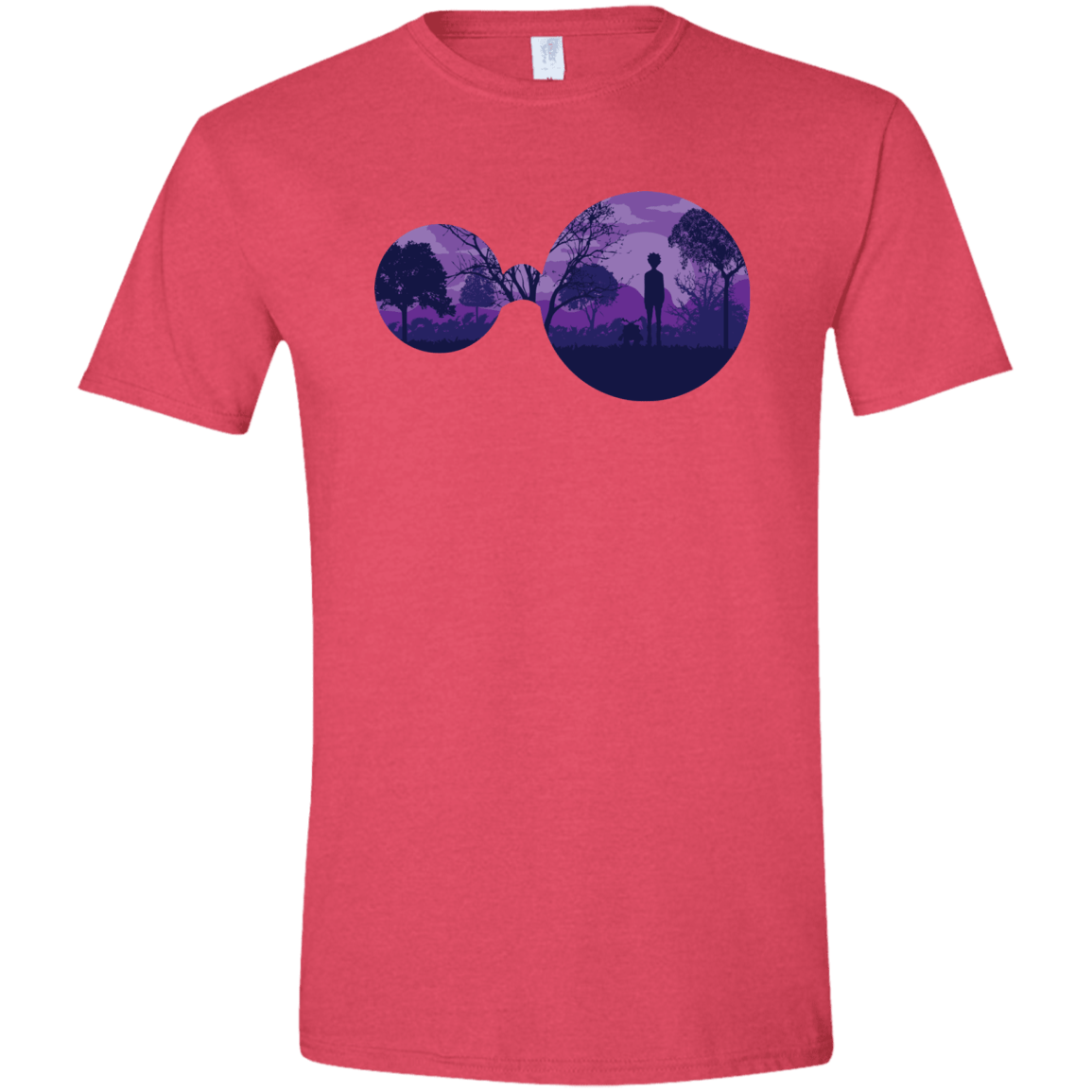 T-Shirts Heather Red / S Knowledge Men's Semi-Fitted Softstyle