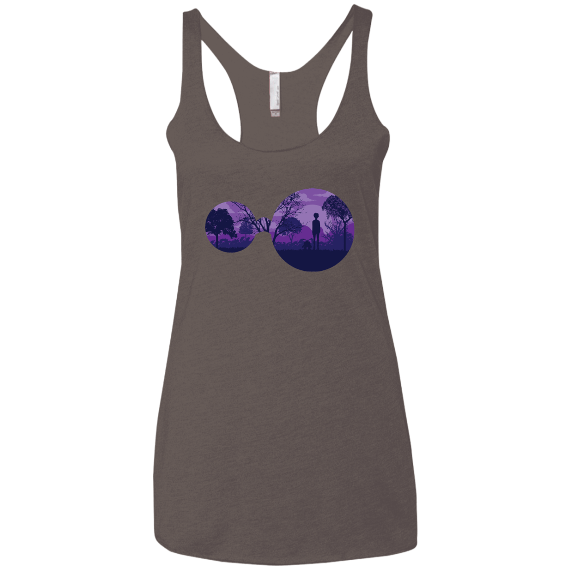 T-Shirts Macchiato / X-Small Knowledge Women's Triblend Racerback Tank