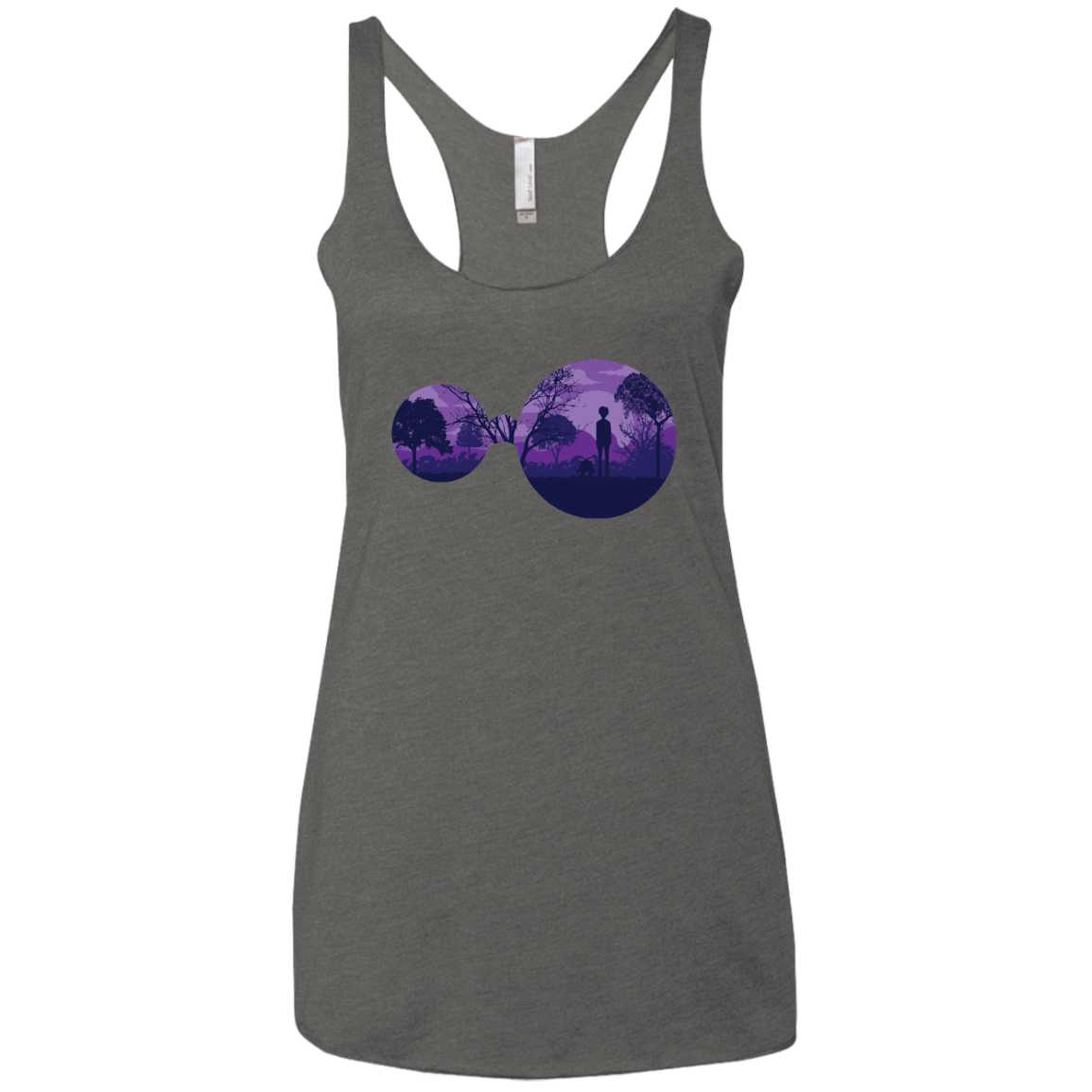 T-Shirts Premium Heather / X-Small Knowledge Women's Triblend Racerback Tank