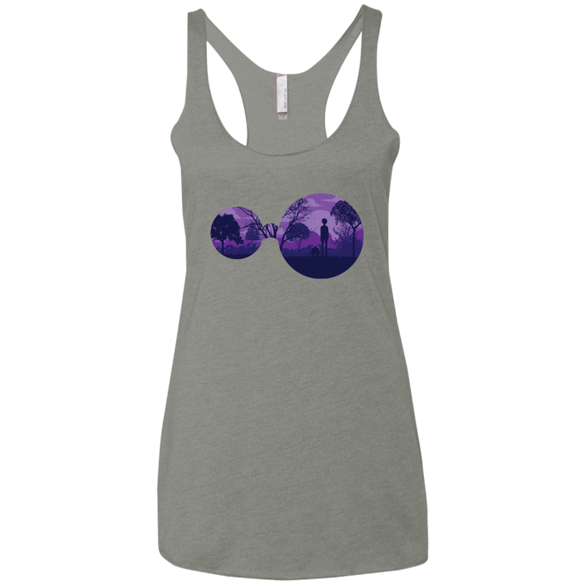 T-Shirts Venetian Grey / X-Small Knowledge Women's Triblend Racerback Tank