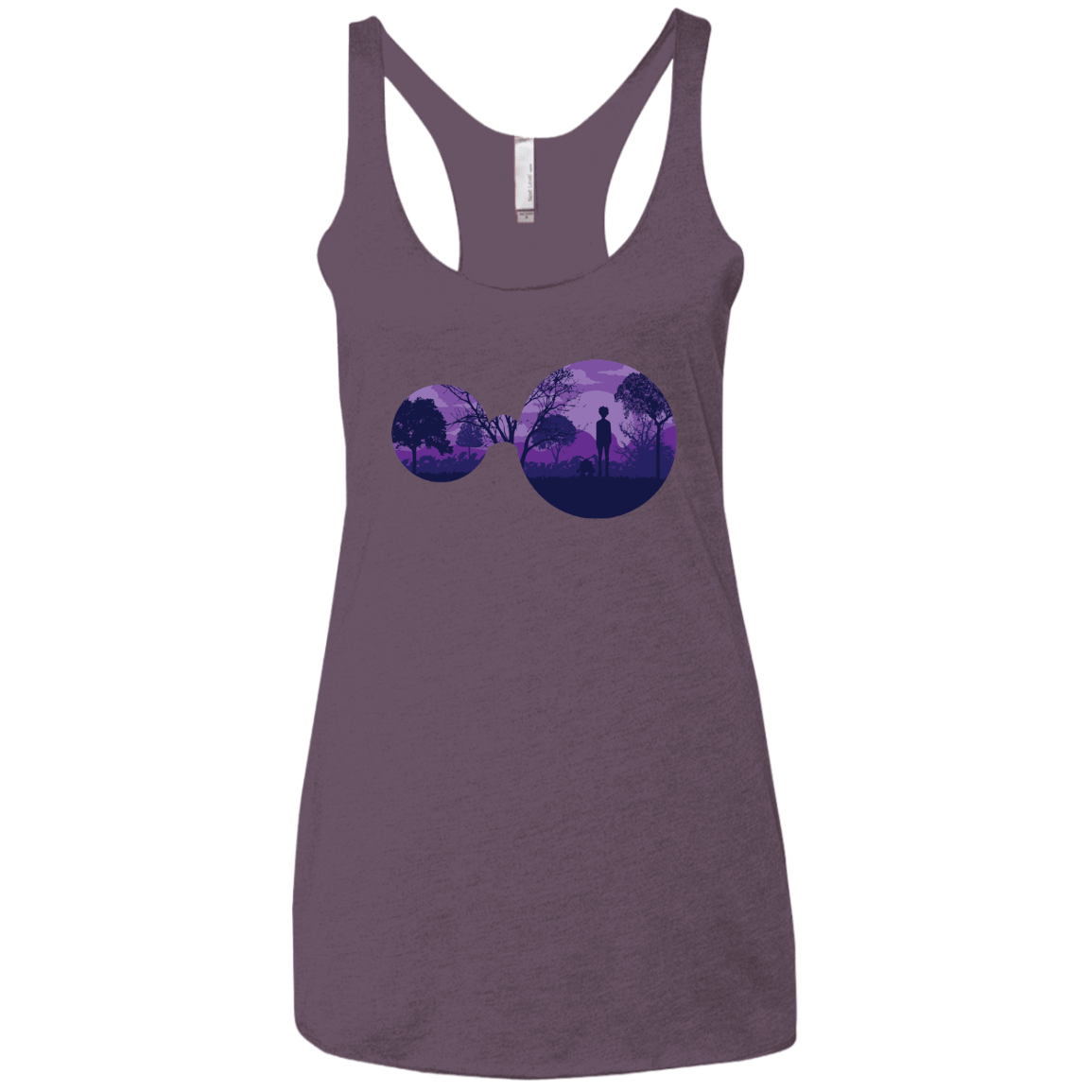 T-Shirts Vintage Purple / X-Small Knowledge Women's Triblend Racerback Tank