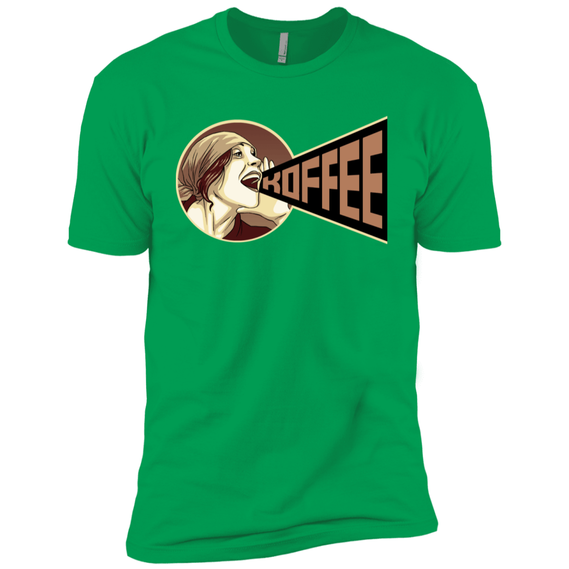 T-Shirts Kelly Green / YXS Koffee Boys Premium T-Shirt
