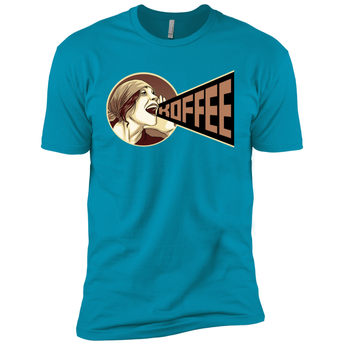 T-Shirts Turquoise / YXS Koffee Boys Premium T-Shirt