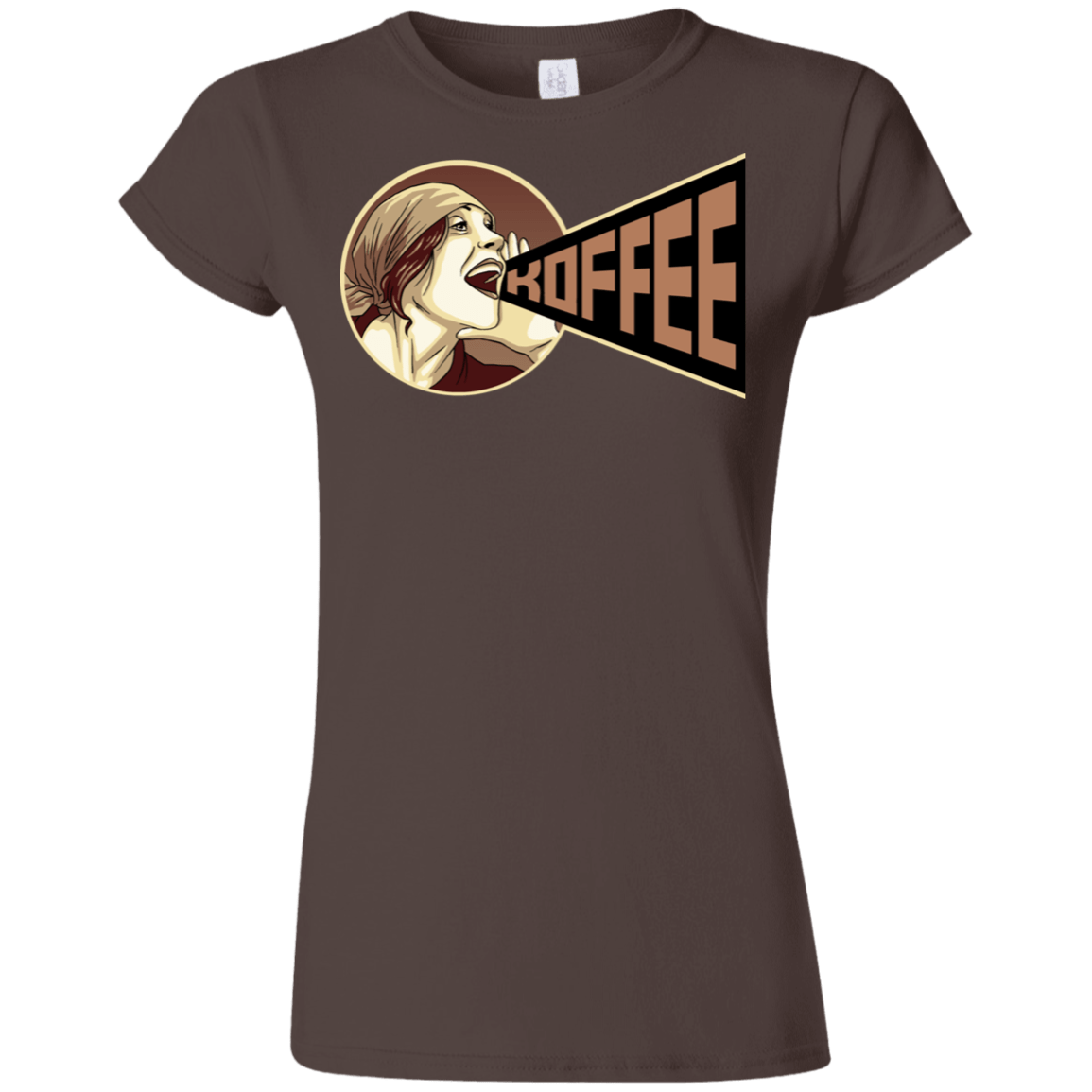 T-Shirts Dark Chocolate / S Koffee Junior Slimmer-Fit T-Shirt