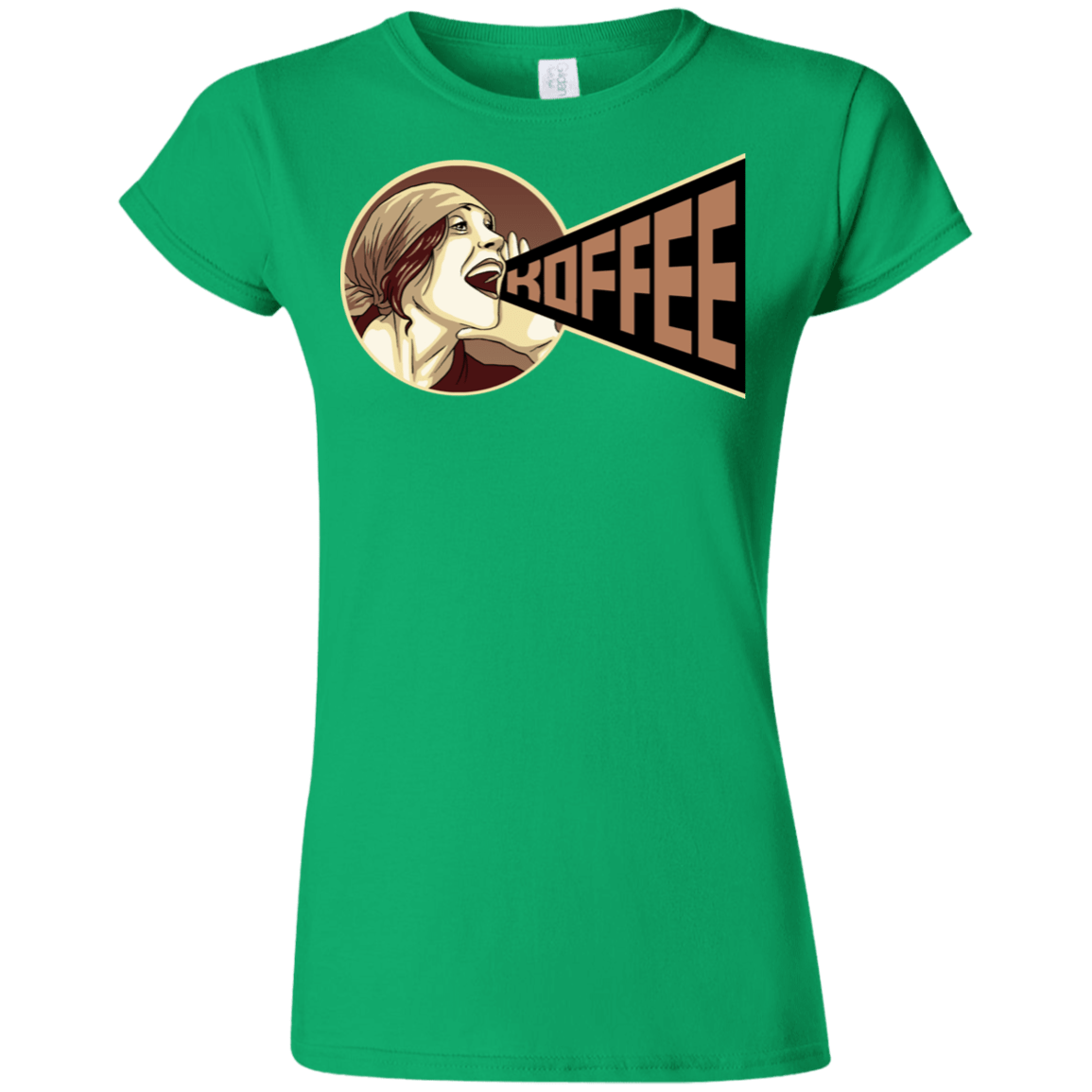 T-Shirts Irish Green / S Koffee Junior Slimmer-Fit T-Shirt