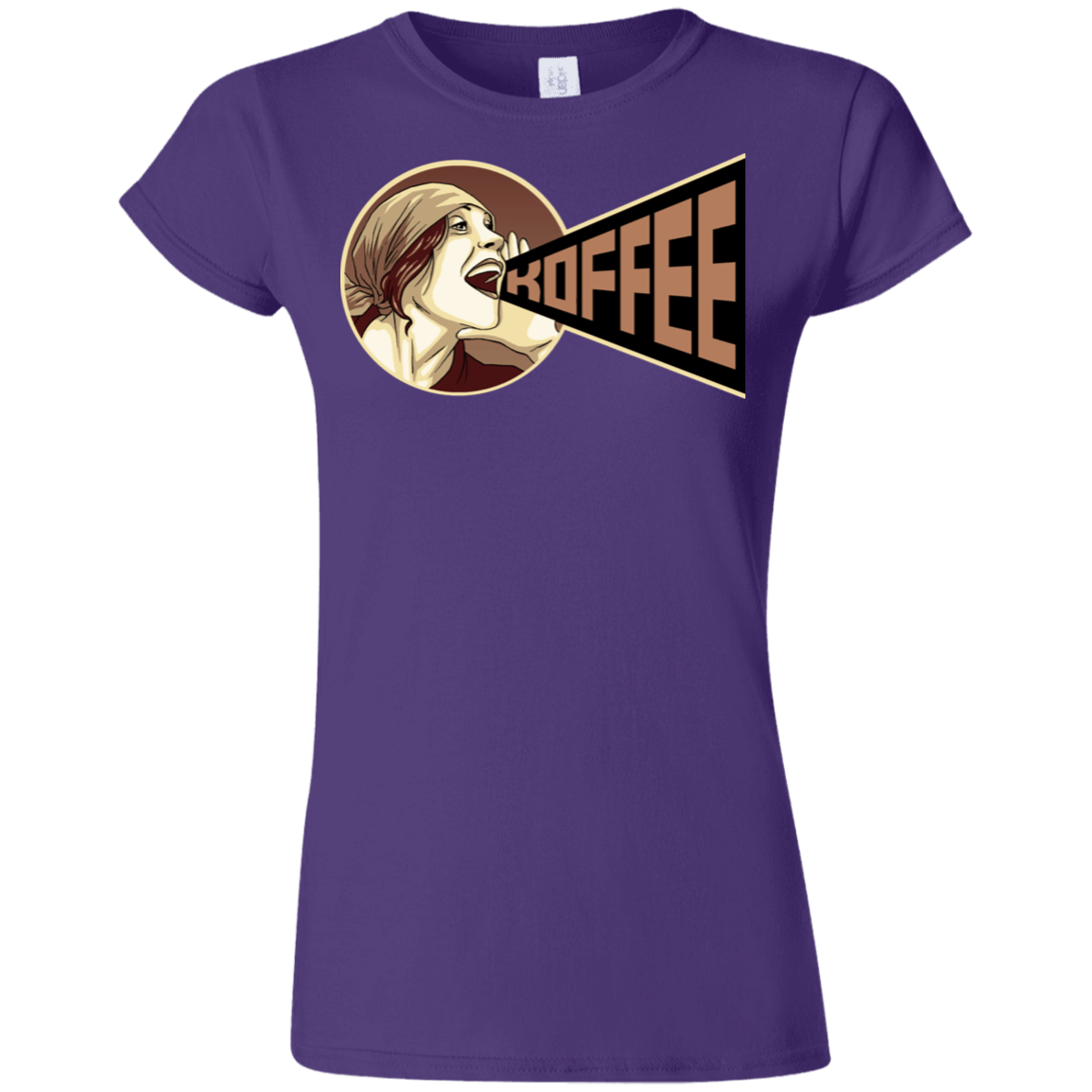 T-Shirts Purple / S Koffee Junior Slimmer-Fit T-Shirt