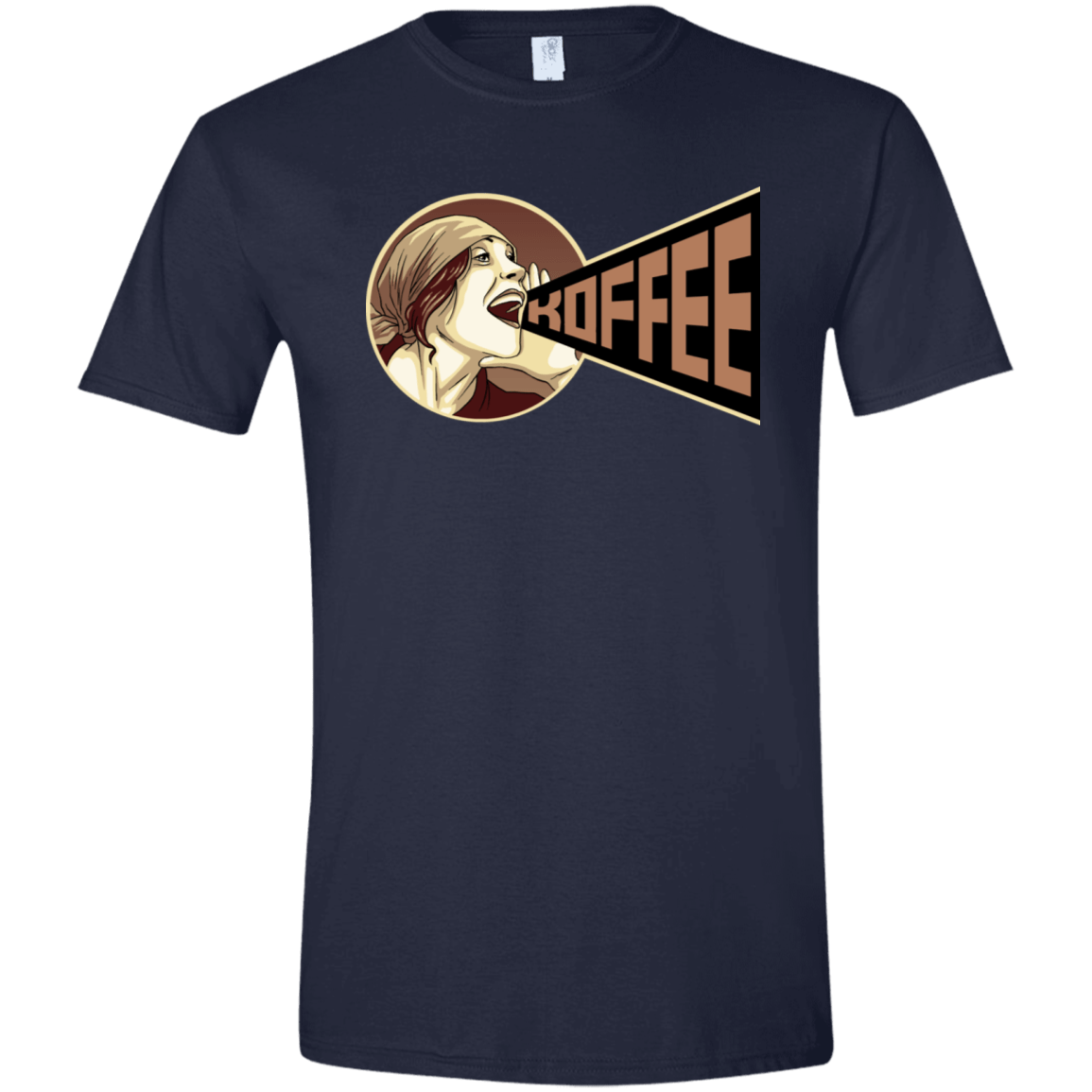 T-Shirts Navy / X-Small Koffee Men's Semi-Fitted Softstyle