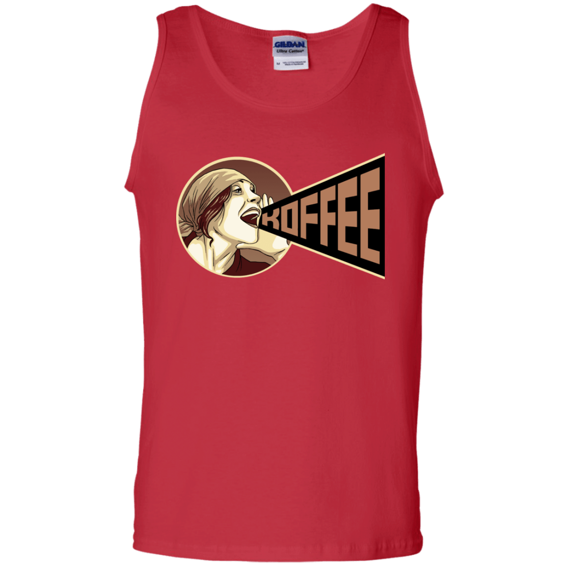 T-Shirts Red / S Koffee Men's Tank Top
