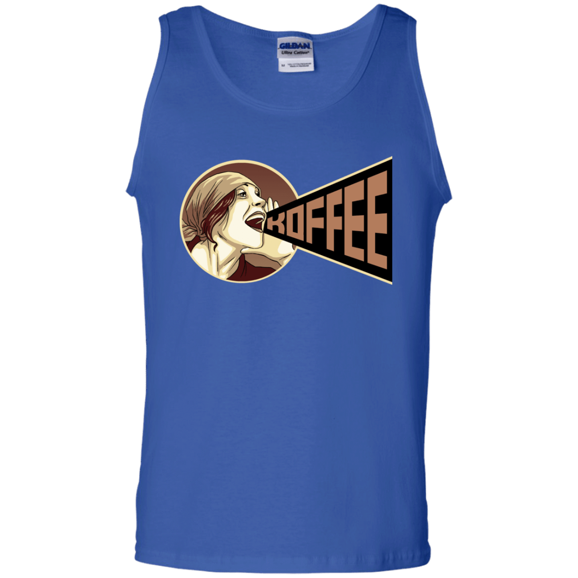 T-Shirts Royal / S Koffee Men's Tank Top