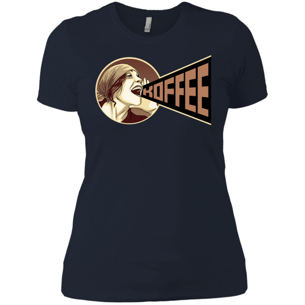 T-Shirts Midnight Navy / X-Small Koffee Women's Premium T-Shirt