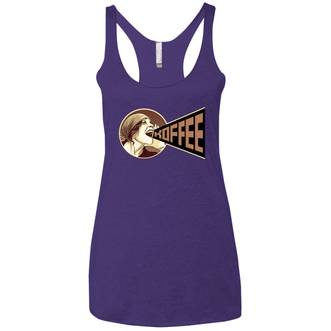 T-Shirts Purple Rush / X-Small Koffee Women's Triblend Racerback Tank