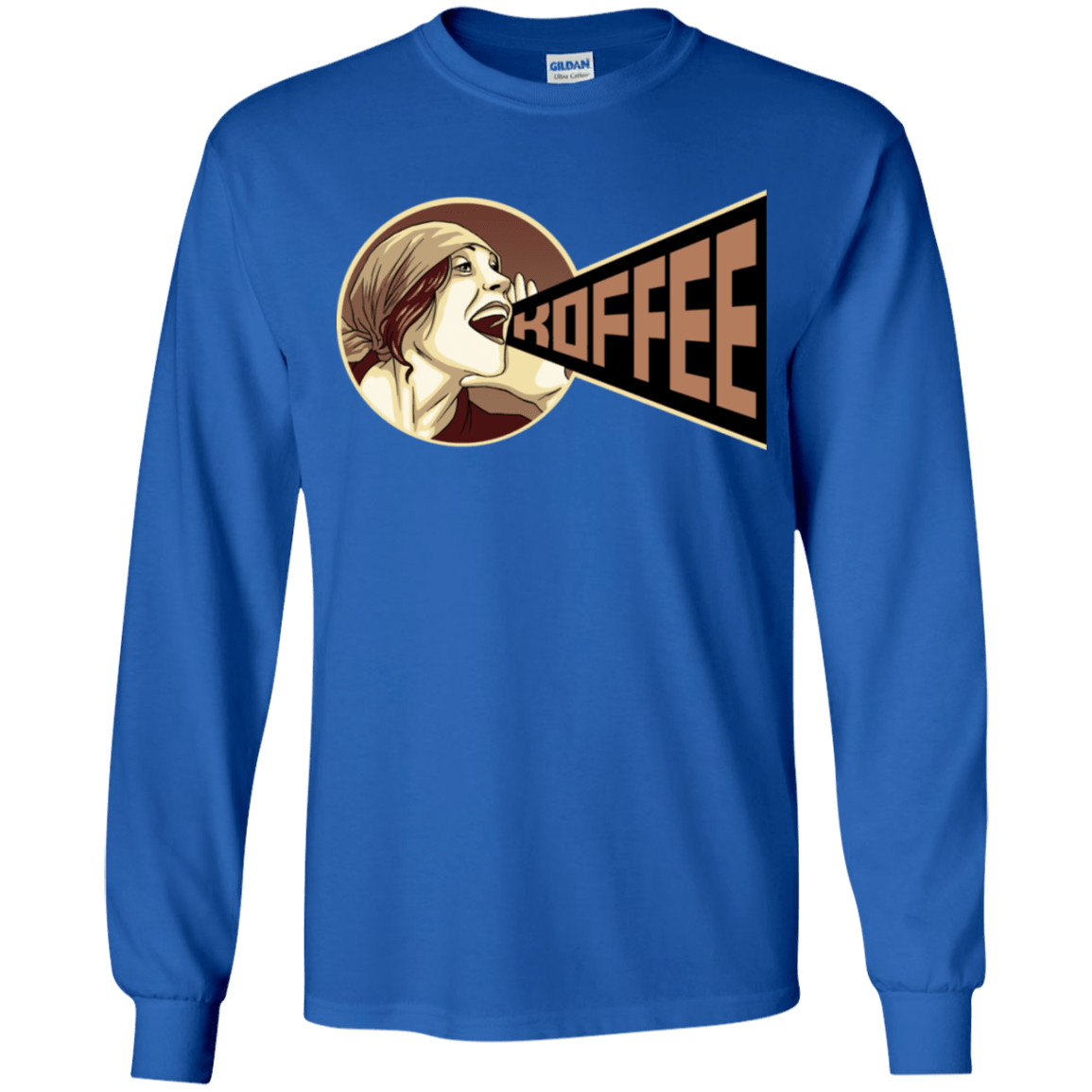 T-Shirts Royal / YS Koffee Youth Long Sleeve T-Shirt