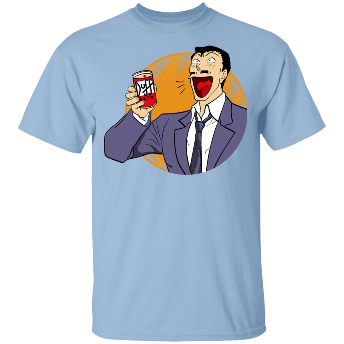 T-Shirts Light Blue / YXS Kogoro Goes To Springfield Youth T-Shirt