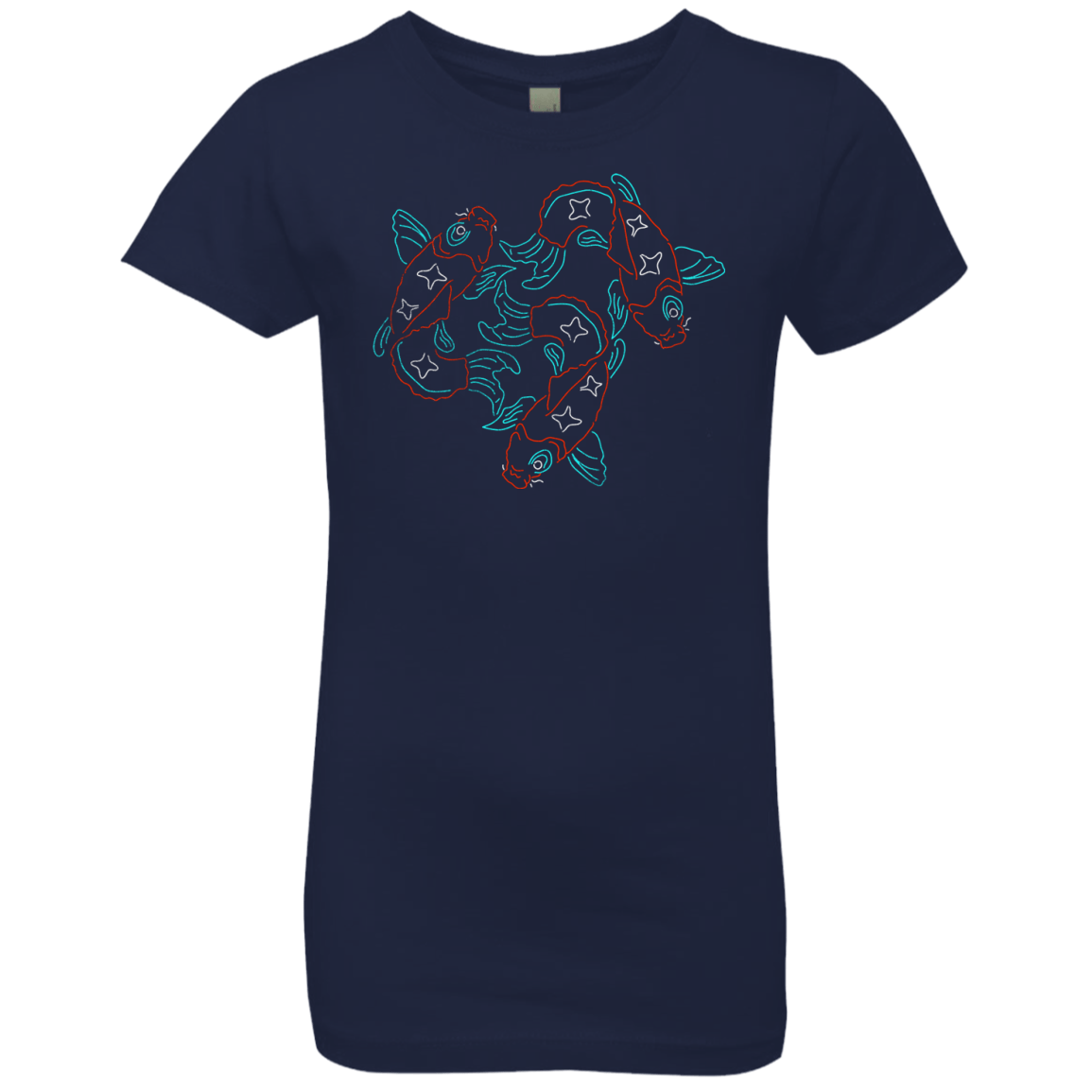 T-Shirts Midnight Navy / YXS Koi Koi Girls Premium T-Shirt