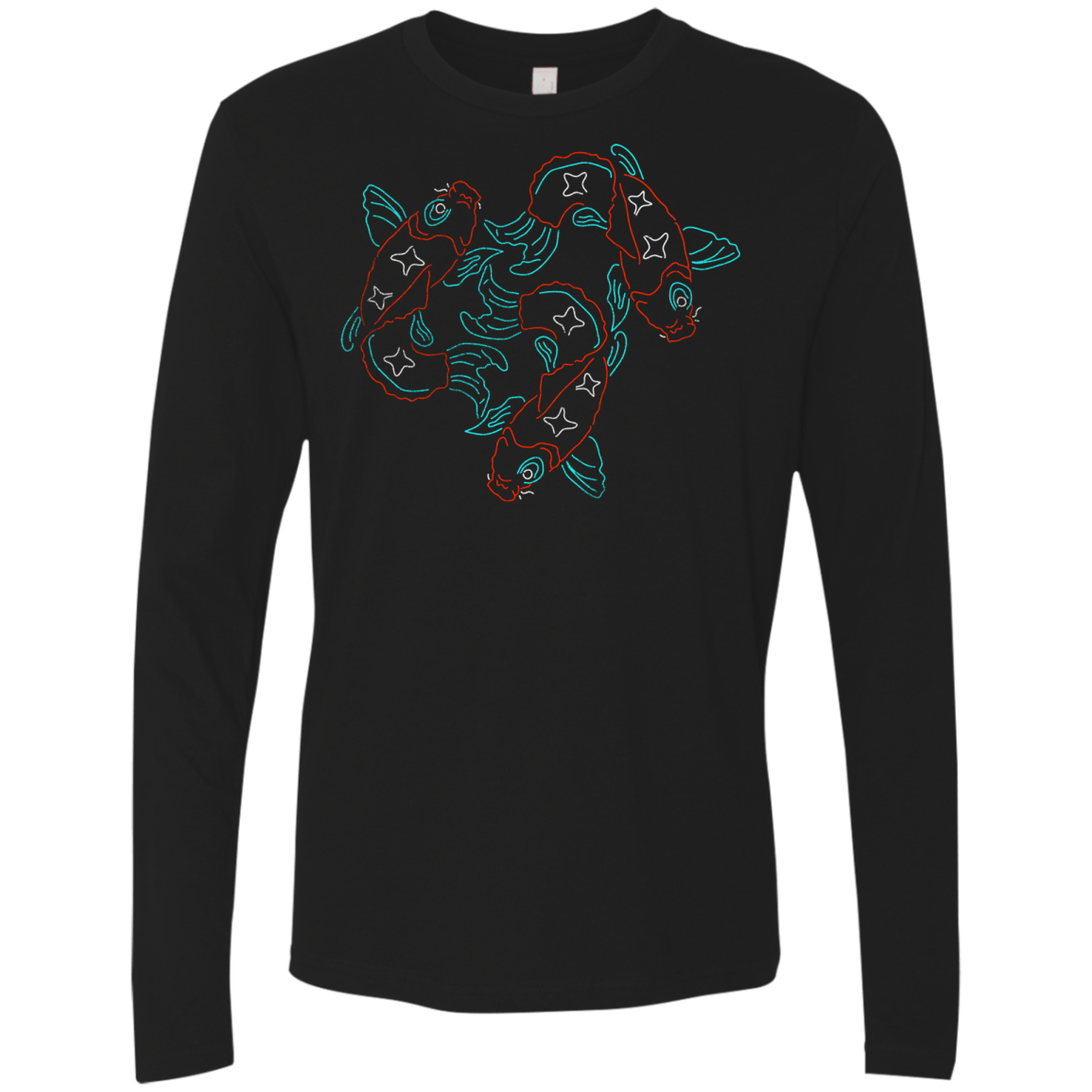 T-Shirts Black / S Koi Koi Men's Premium Long Sleeve