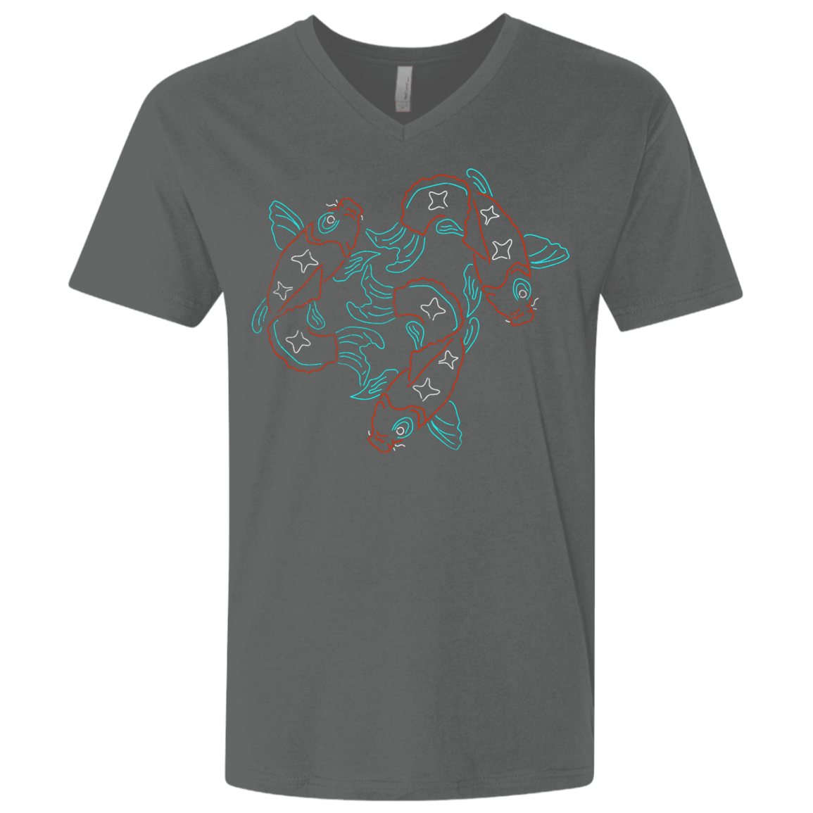 T-Shirts Heavy Metal / X-Small Koi Koi Men's Premium V-Neck