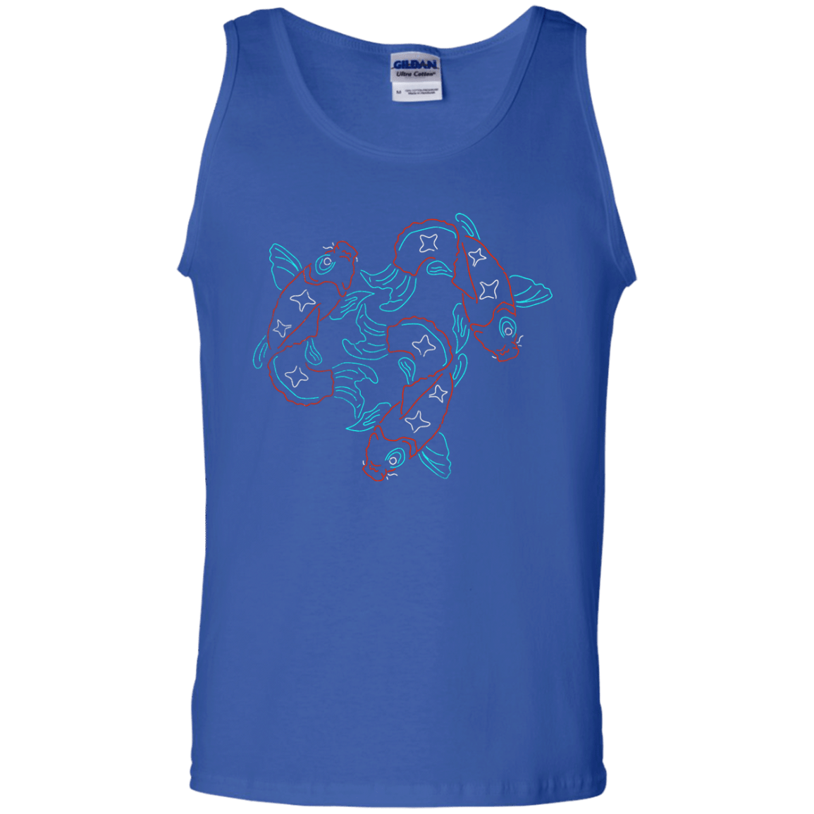 T-Shirts Royal / S Koi Koi Men's Tank Top