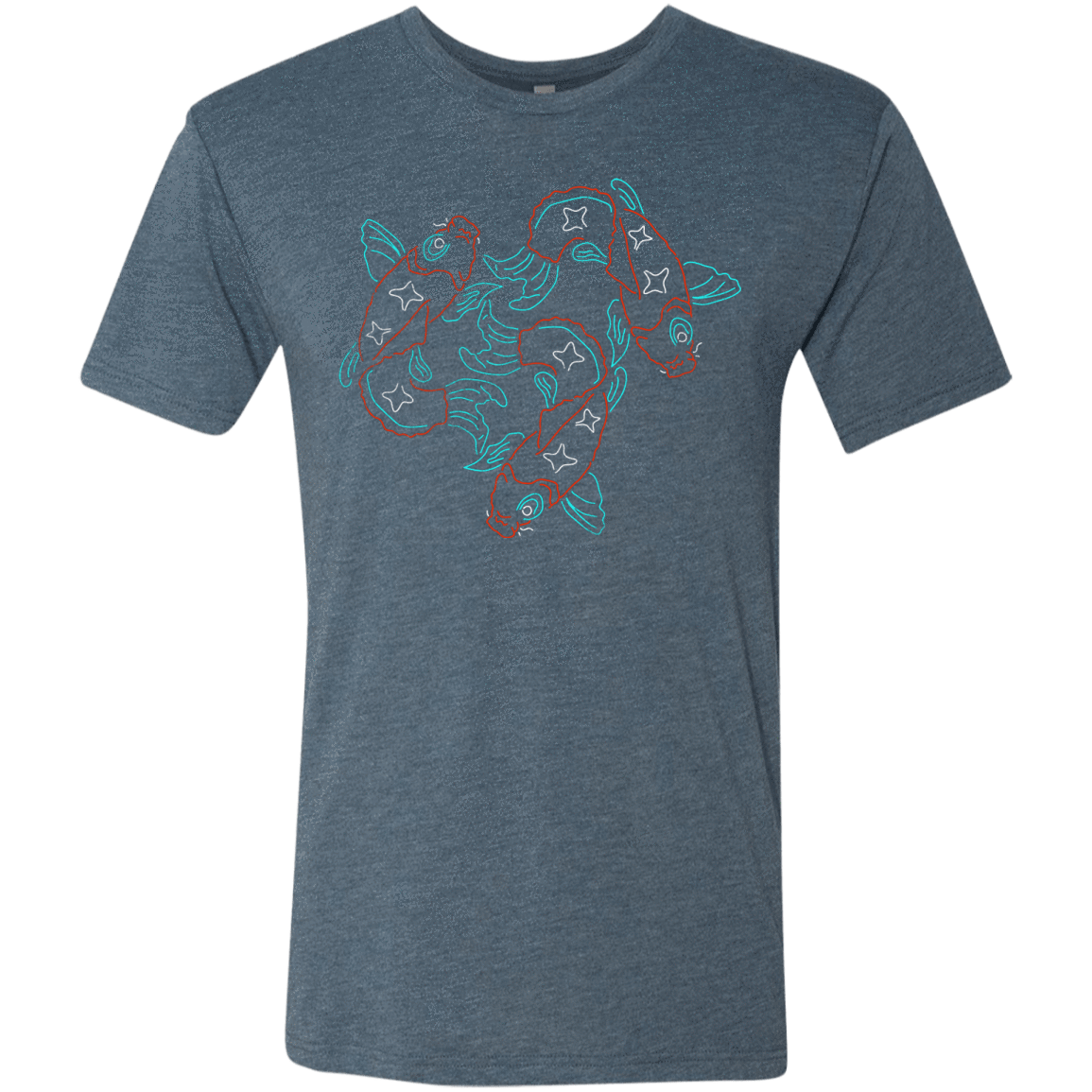 T-Shirts Indigo / S Koi Koi Men's Triblend T-Shirt