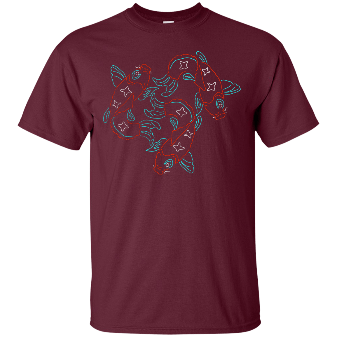T-Shirts Maroon / S Koi Koi T-Shirt