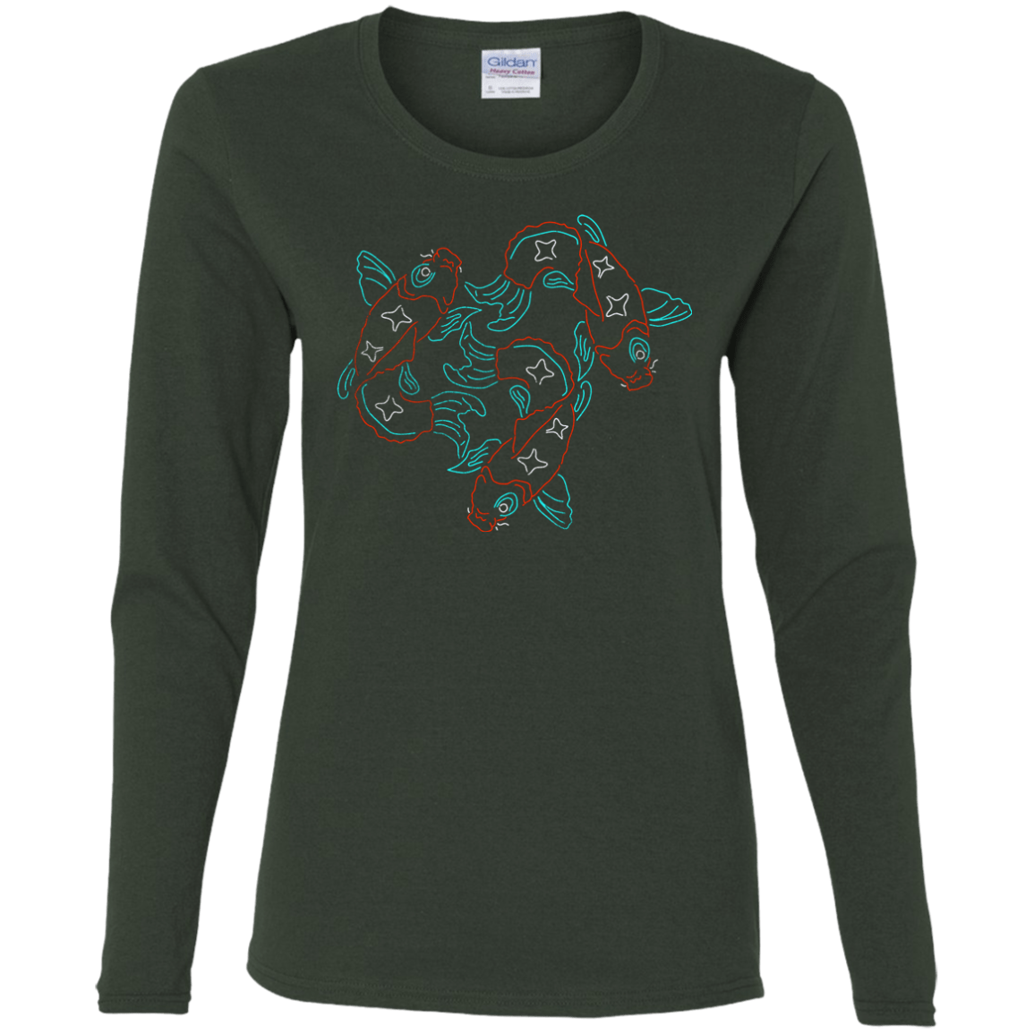 T-Shirts Forest / S Koi Koi Women's Long Sleeve T-Shirt