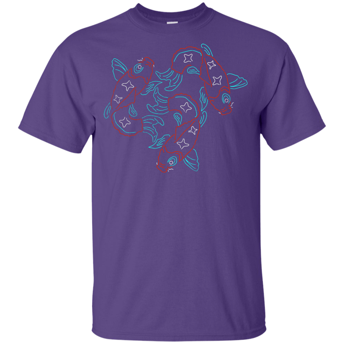 T-Shirts Purple / YXS Koi Koi Youth T-Shirt