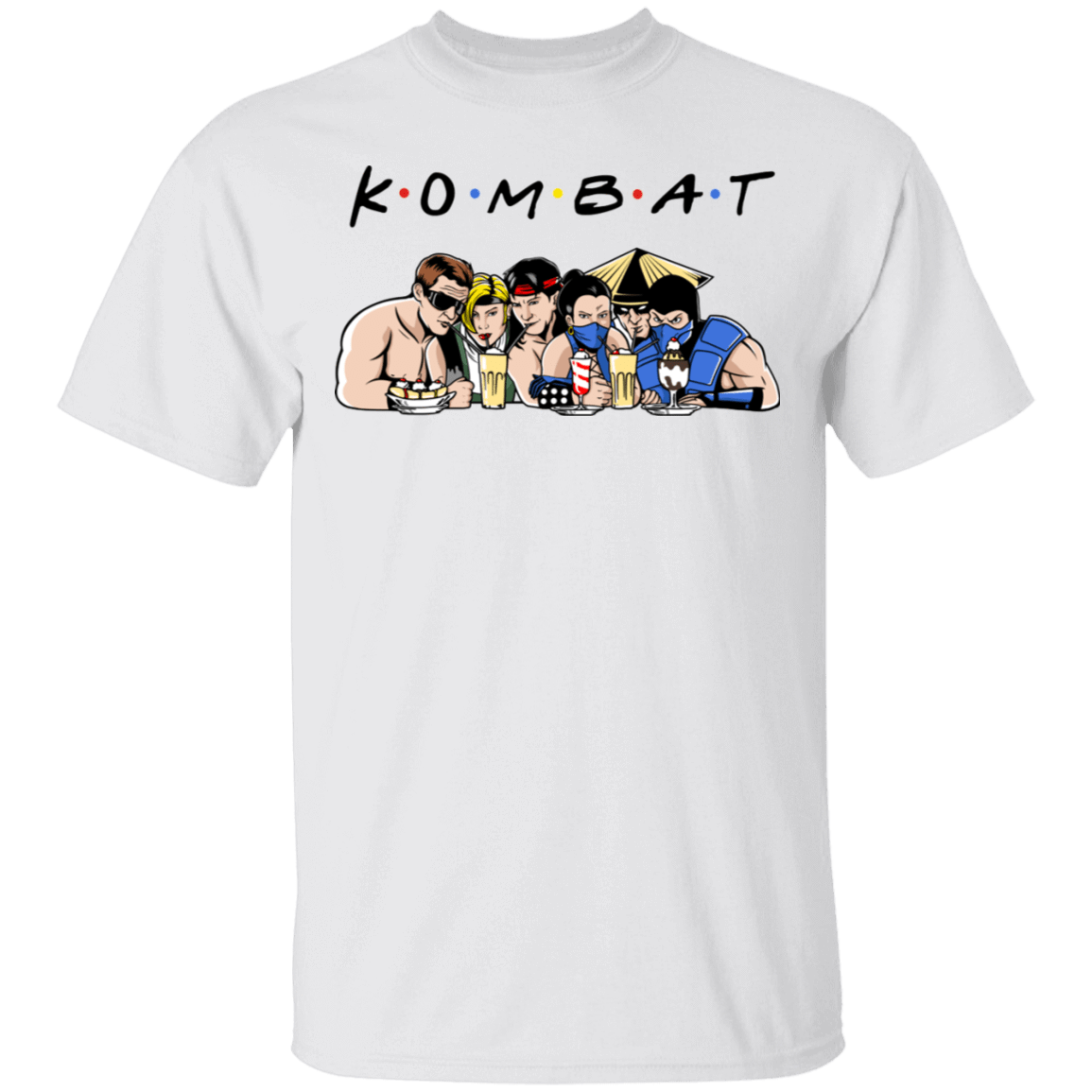T-Shirts White / S Kombat Friends T-Shirt