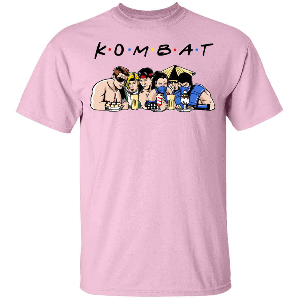T-Shirts Light Pink / YXS Kombat Friends Youth T-Shirt