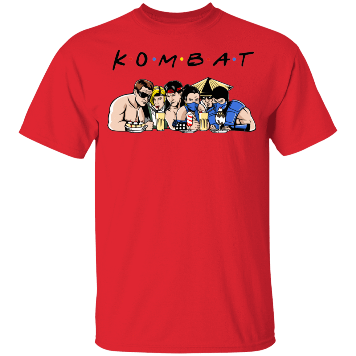 T-Shirts Red / YXS Kombat Friends Youth T-Shirt