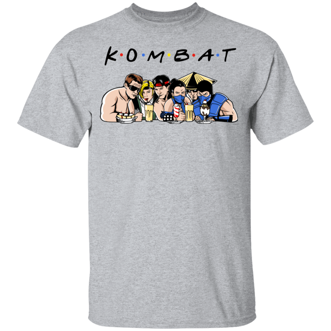 T-Shirts Sport Grey / YXS Kombat Friends Youth T-Shirt