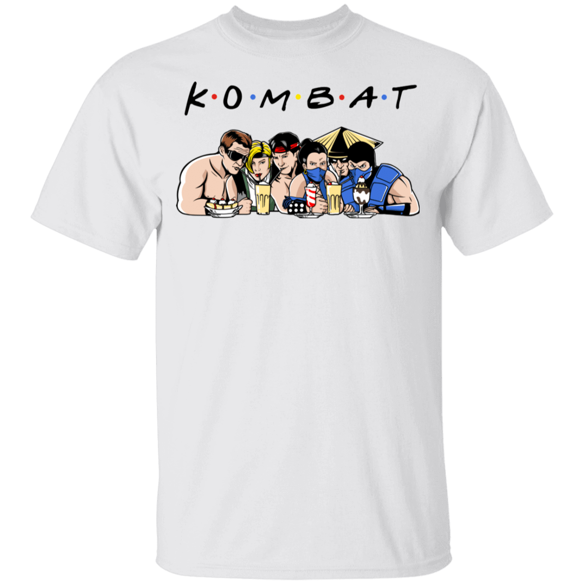 T-Shirts White / YXS Kombat Friends Youth T-Shirt